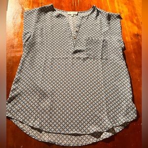 S.R by Sweet Rain gently use blue blouse